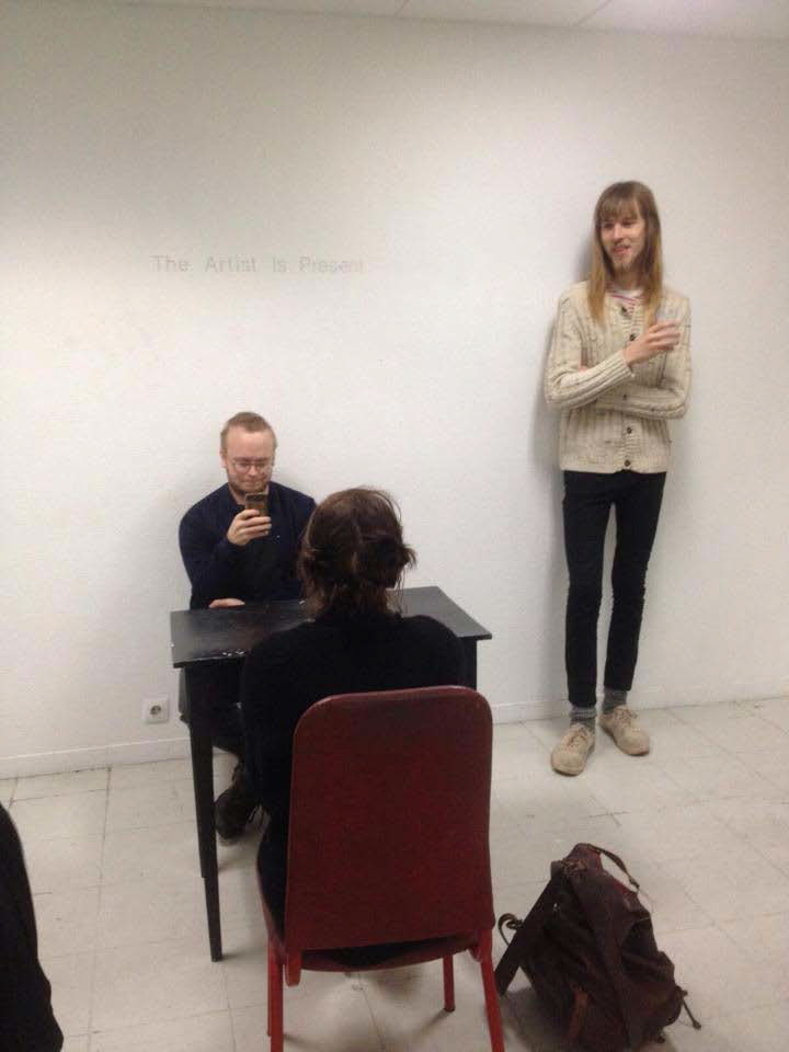 Performance Time & Place: 13.11. 2015 Kling Og Bang Gallery, Reykjavik, Iceland